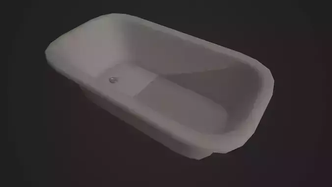 Bathroom first aid cabinet Low-poly 3D model