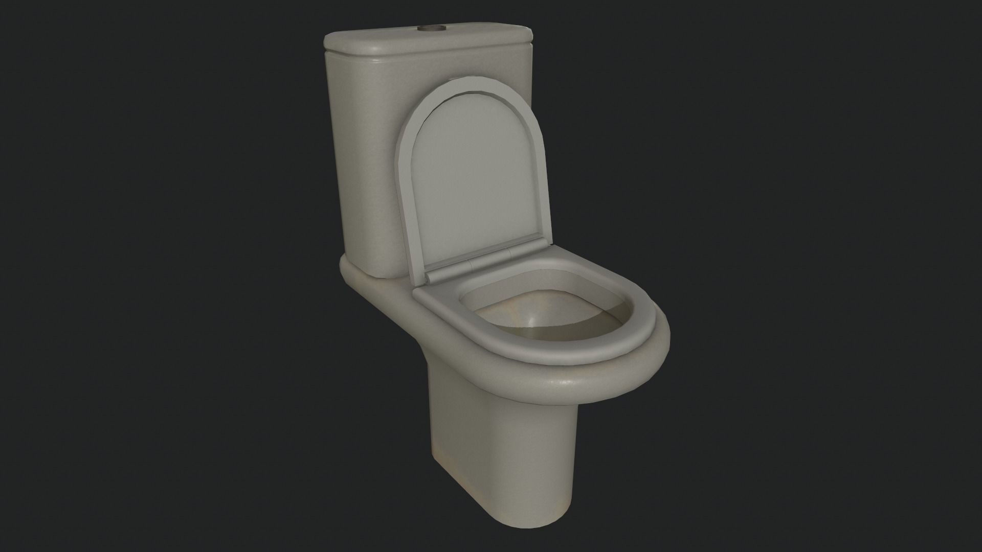 Bathroom first aid cabinet Low-poly 3D model_1