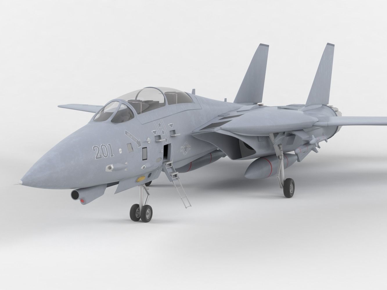 F-14 Tomcat 3D model_3