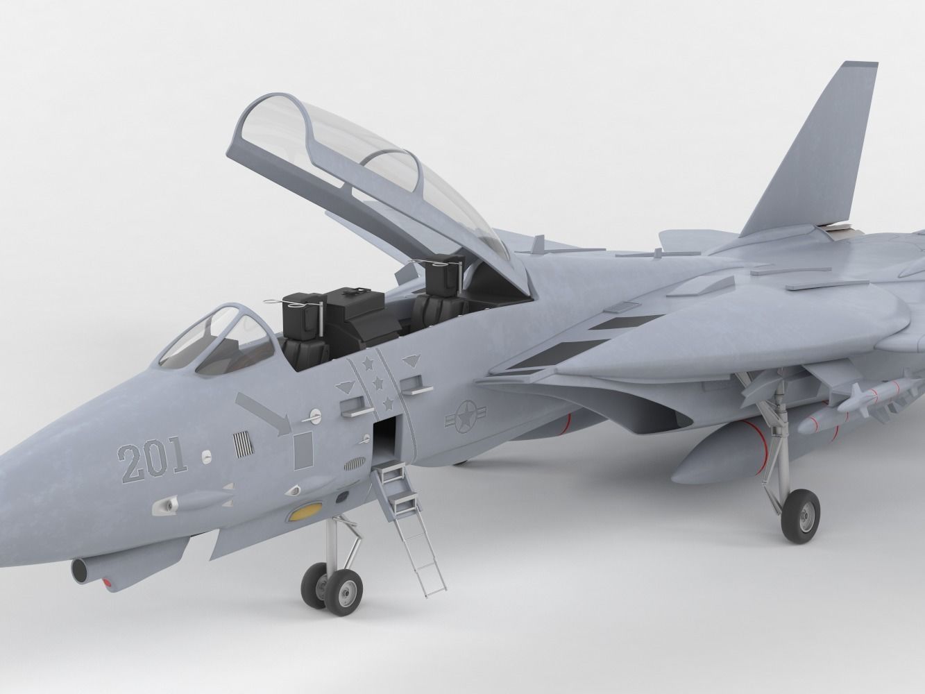 F-14 Tomcat 3D model_6