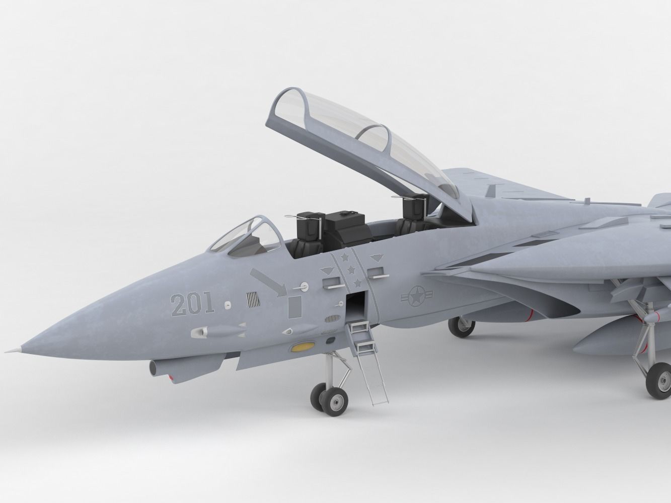 F-14 Tomcat 3D model_8