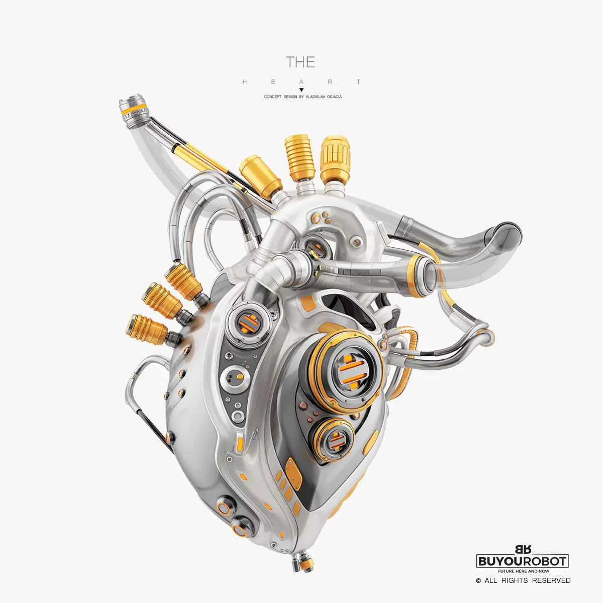 3D model Robotic heart III 3D model_0