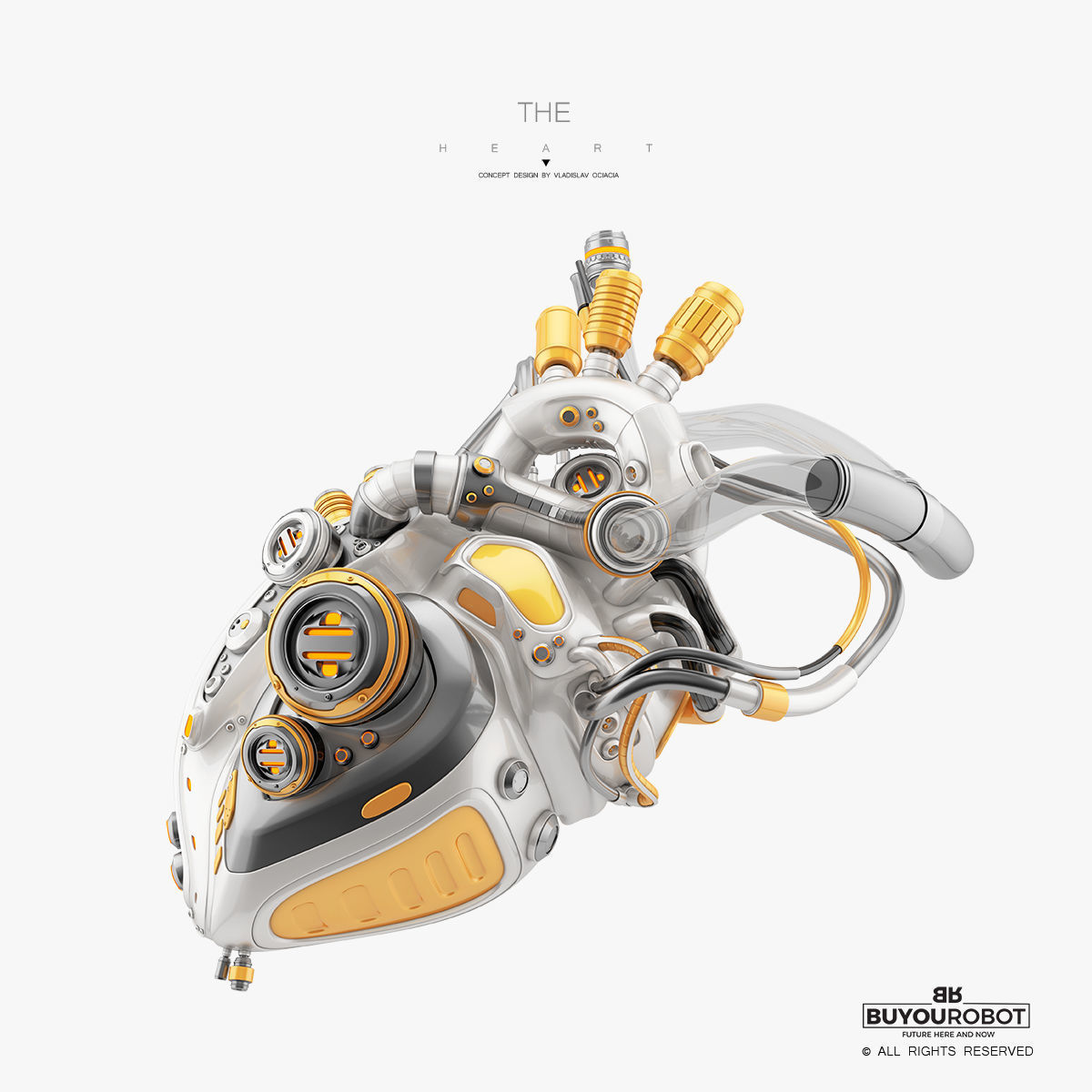 3D model Robotic heart III 3D model_1