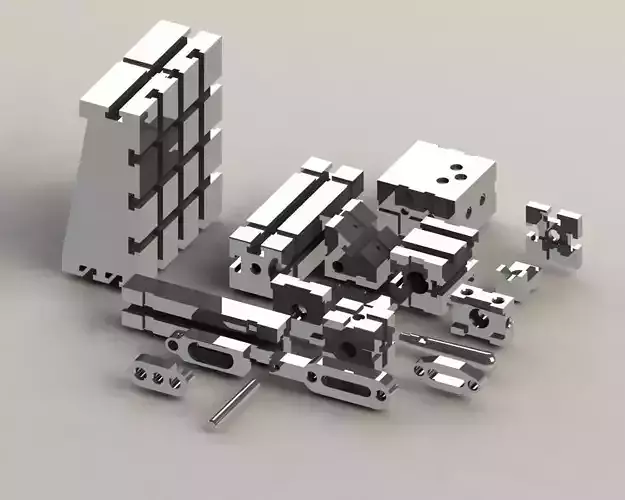 Adaptation series of metal parts