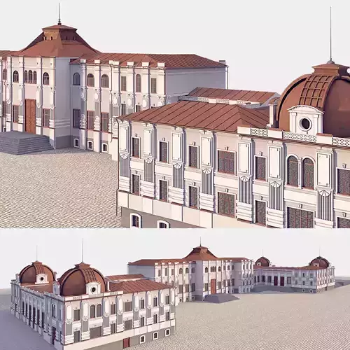 Old central building  3D model