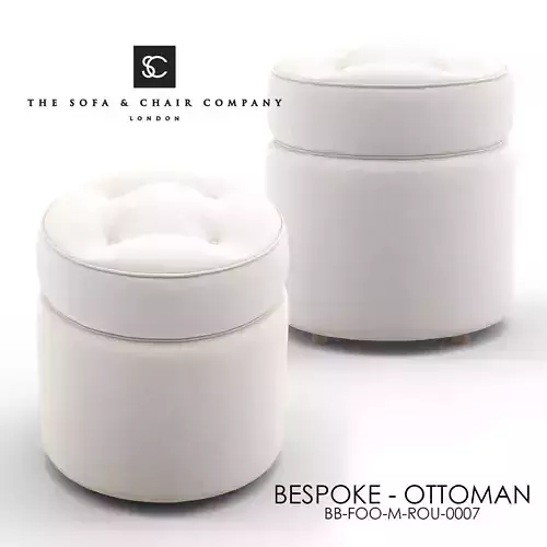 BESPOKE Ottoman BB-FOO-M-ROU-0007 3D model