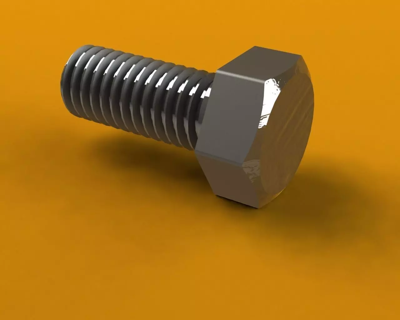 Bolt hex Free 3D model