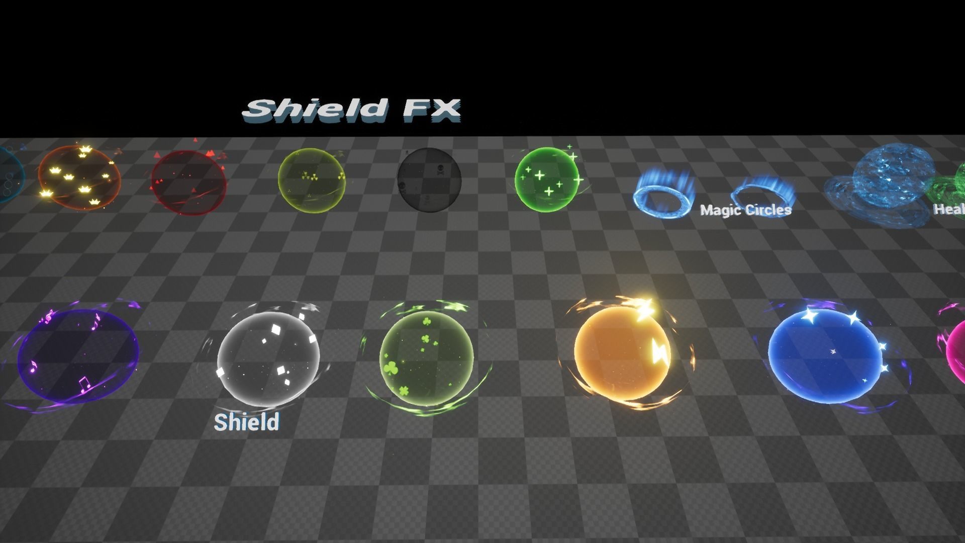 Shield FX - Unreal Engine 4 Low-poly 3D model_4