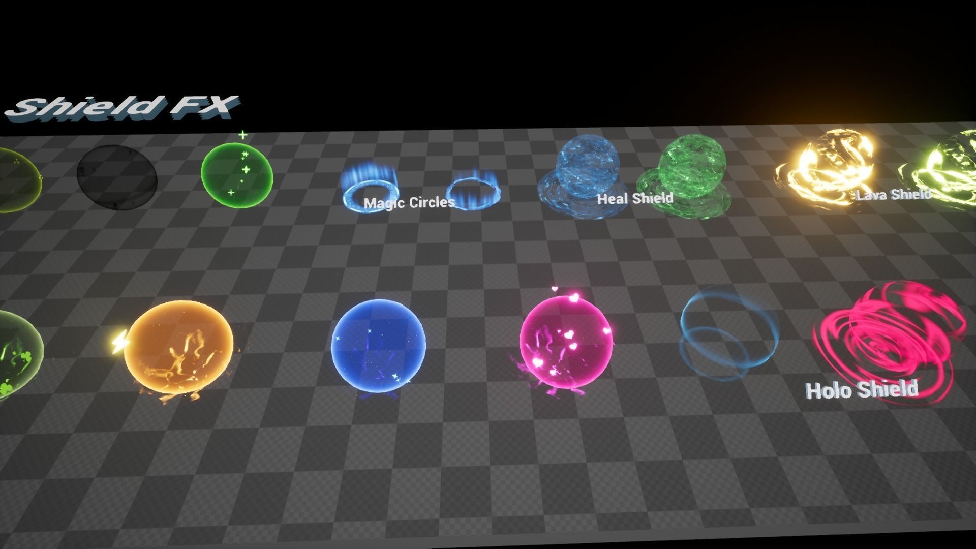 Shield FX - Unreal Engine 4 Low-poly 3D model_5