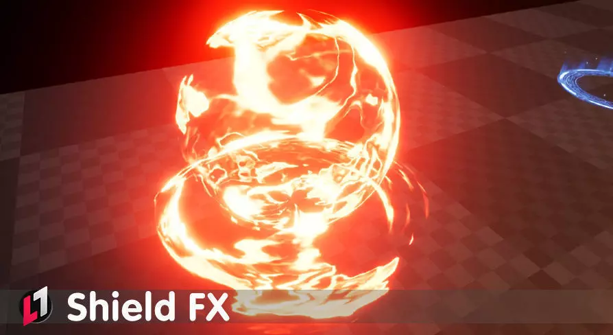 Shield FX - Unreal Engine 4 Low-poly 3D model_0
