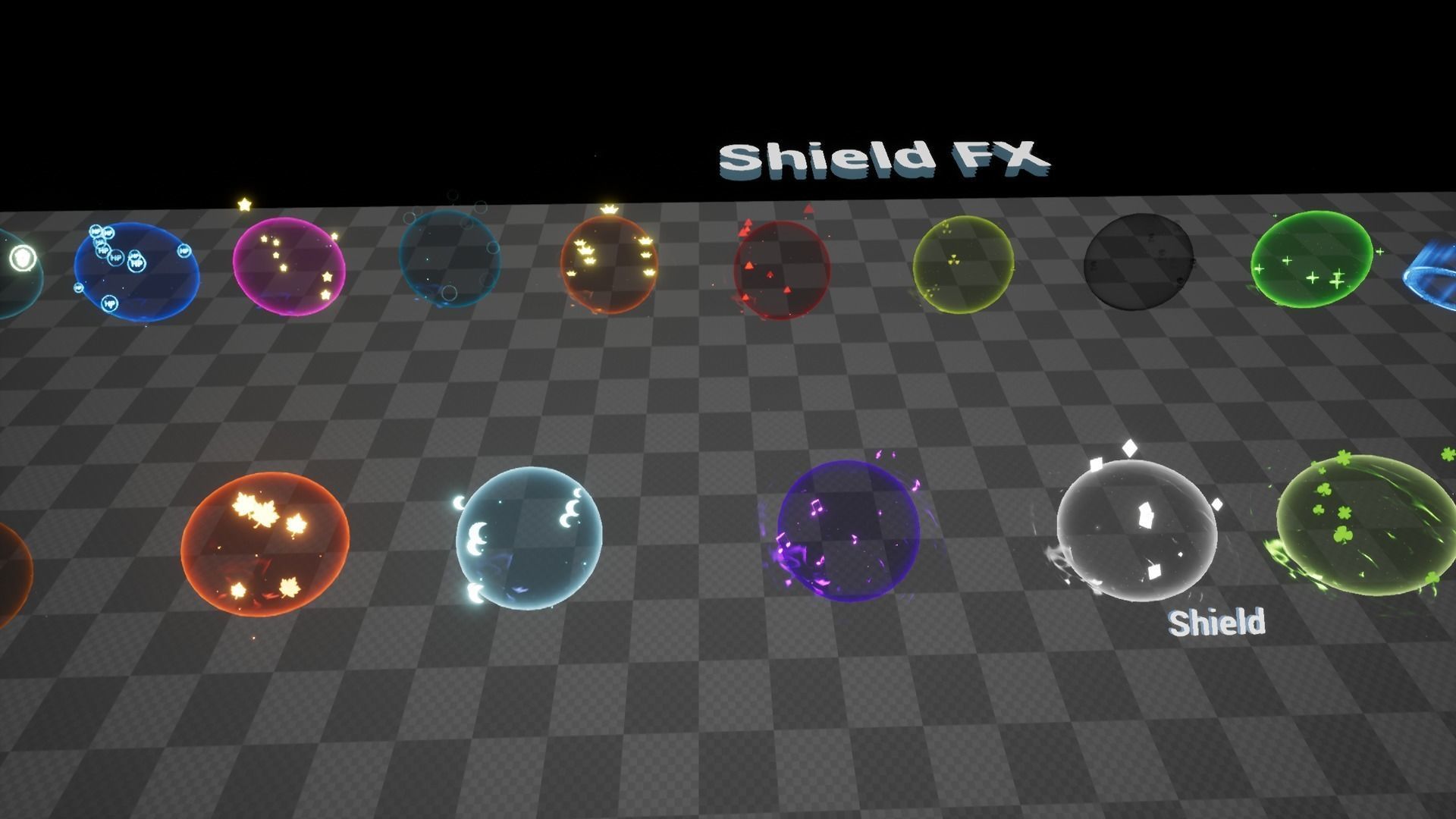 Shield FX - Unreal Engine 4 Low-poly 3D model_3
