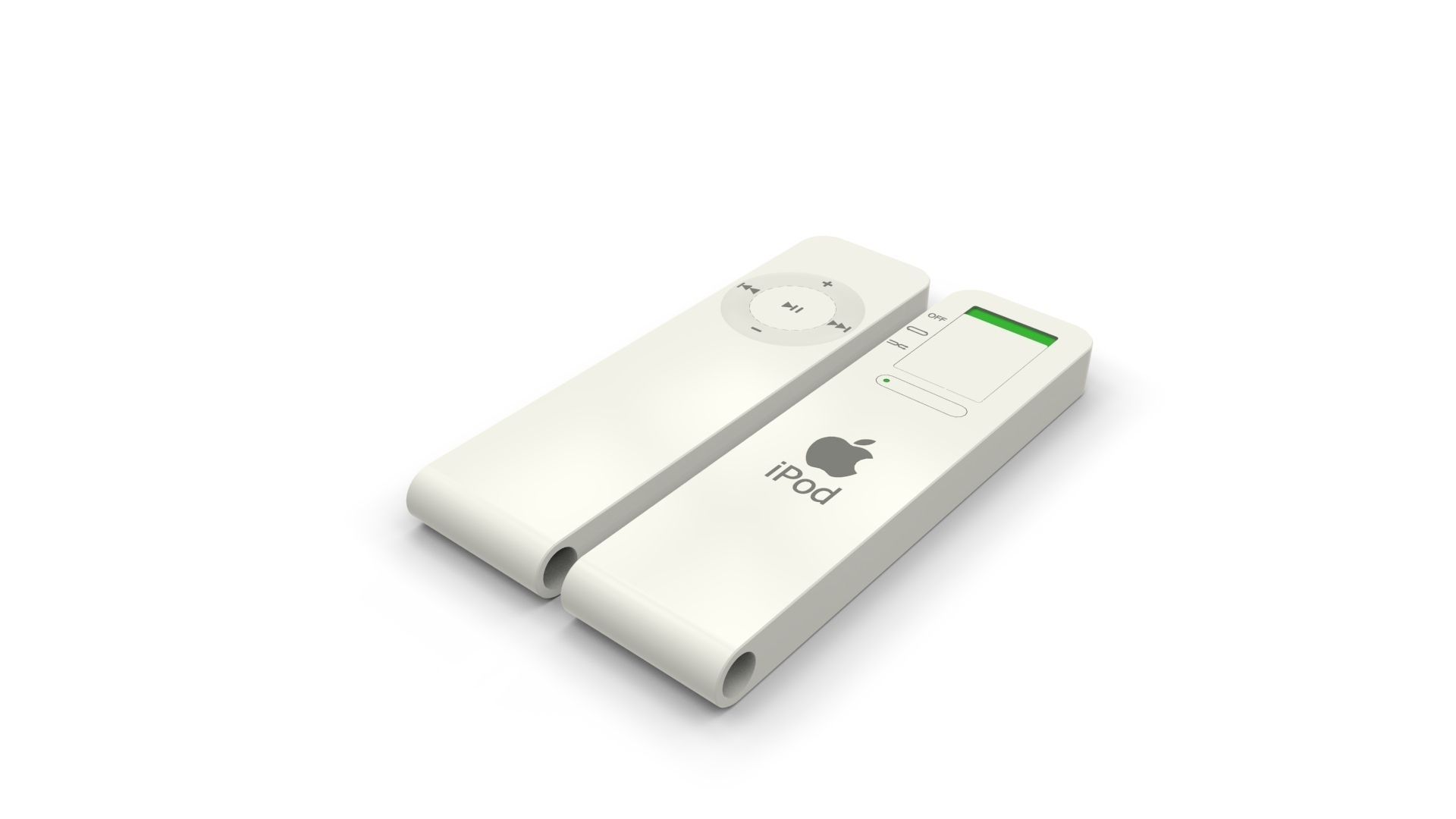 iPod Shuffle 1st Generation 3D model_2