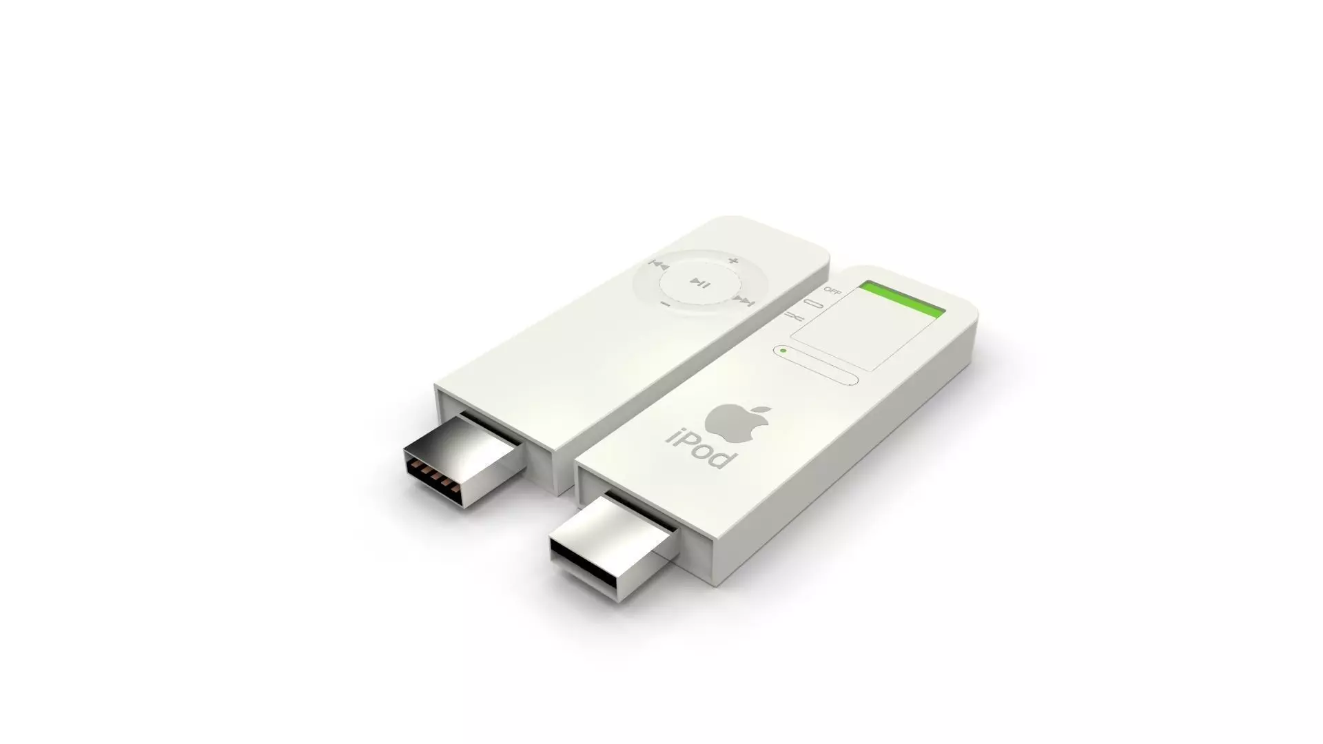 iPod Shuffle 1st Generation 3D model_0