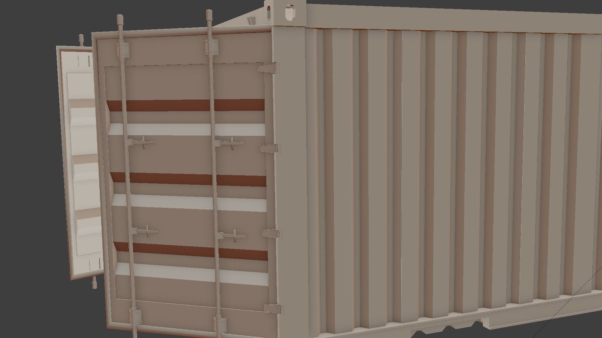 shipping container 3D model_7