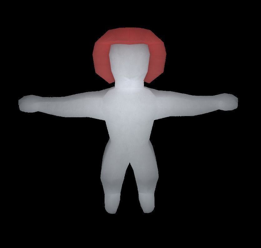 create your origami character RIGGED Low-poly 3D model_18