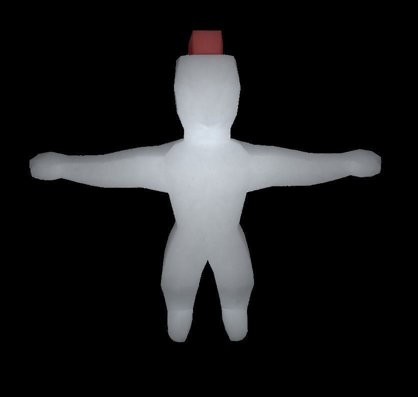 create your origami character RIGGED Low-poly 3D model_25
