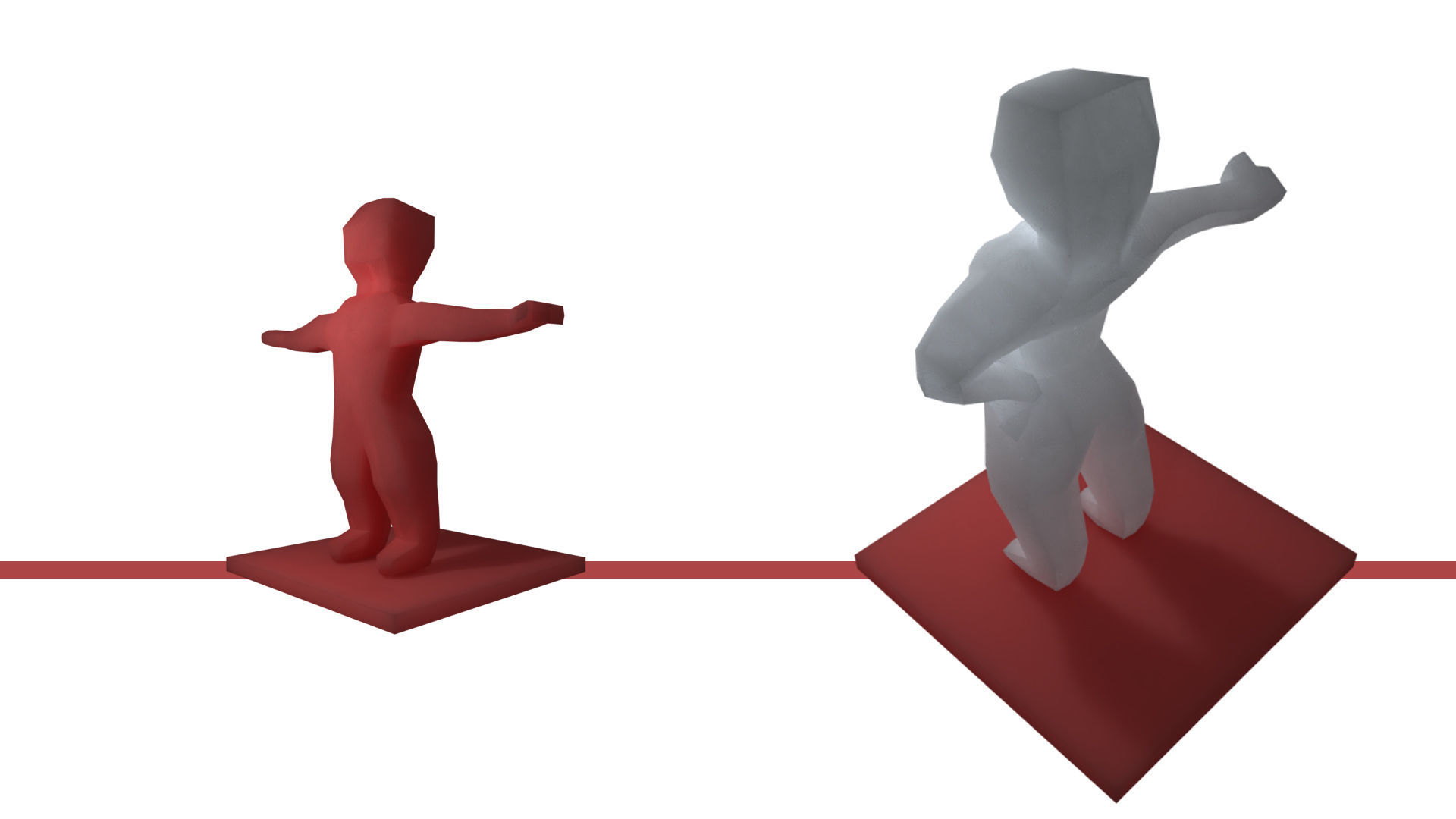 create your origami character RIGGED Low-poly 3D model_14