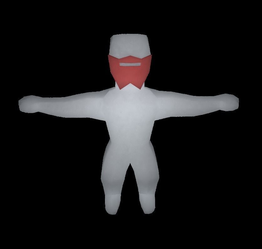 create your origami character RIGGED Low-poly 3D model_49