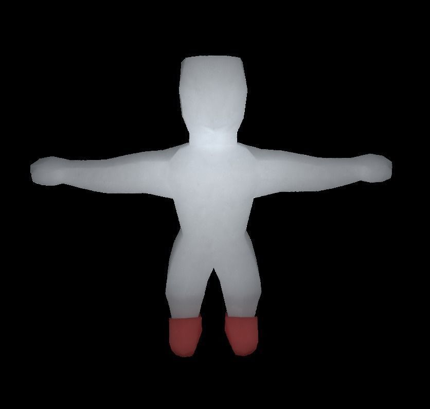 create your origami character RIGGED Low-poly 3D model_31