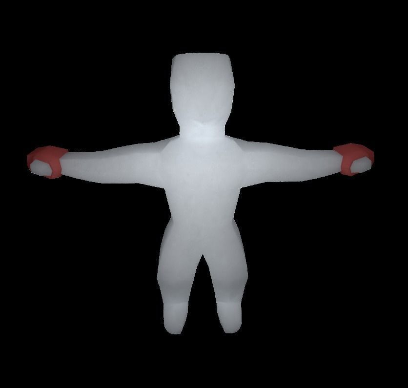 create your origami character RIGGED Low-poly 3D model_38