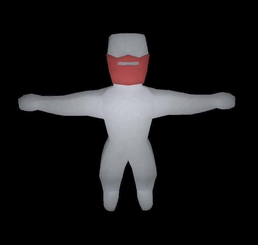 create your origami character RIGGED Low-poly 3D model_37