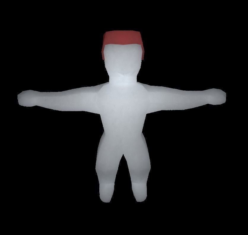 create your origami character RIGGED Low-poly 3D model_22