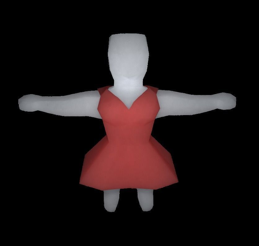 create your origami character RIGGED Low-poly 3D model_50