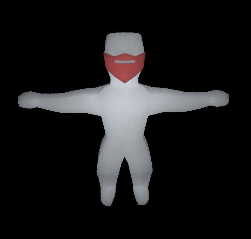create your origami character RIGGED Low-poly 3D model_48