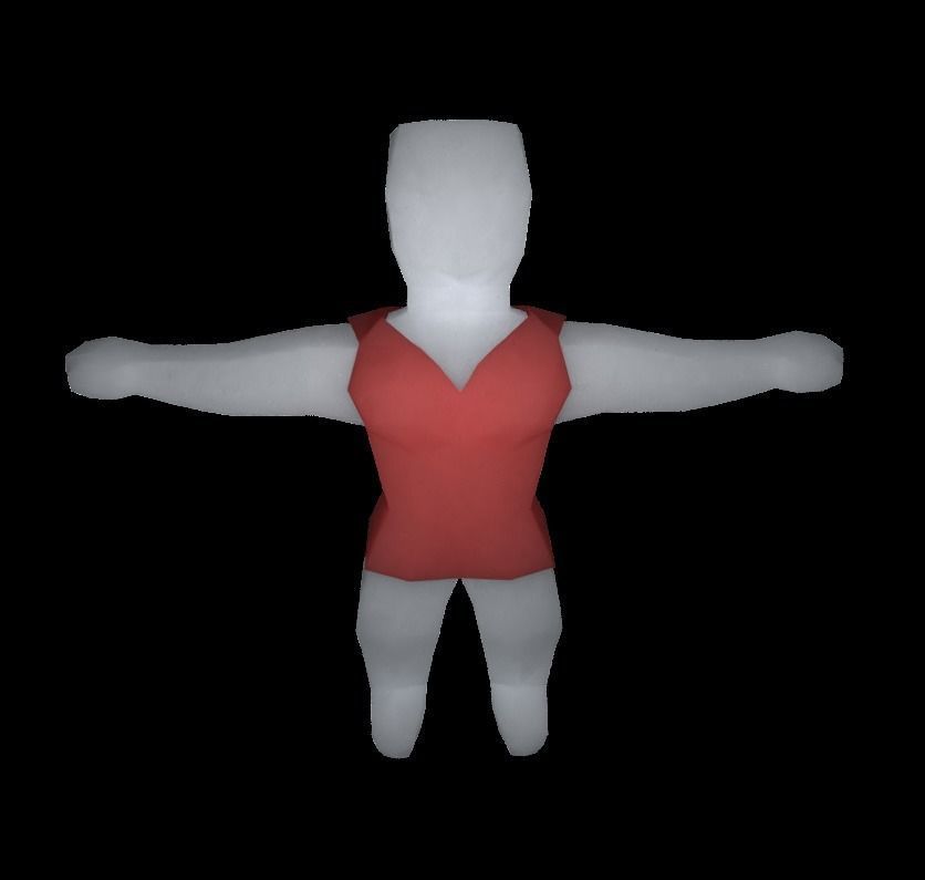 create your origami character RIGGED Low-poly 3D model_51