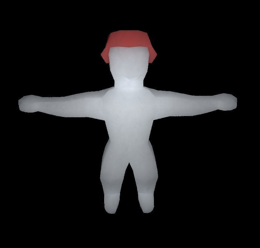create your origami character RIGGED Low-poly 3D model_21