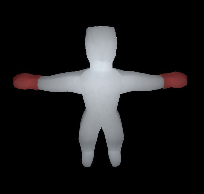 create your origami character RIGGED Low-poly 3D model_16