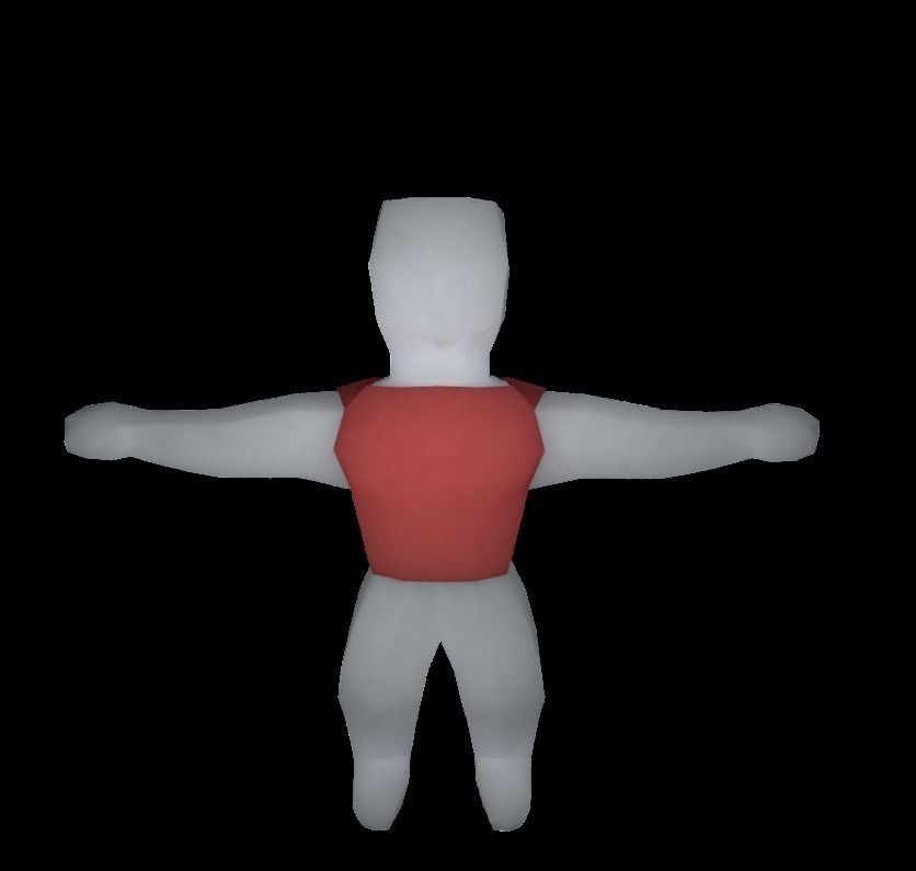 create your origami character RIGGED Low-poly 3D model_47