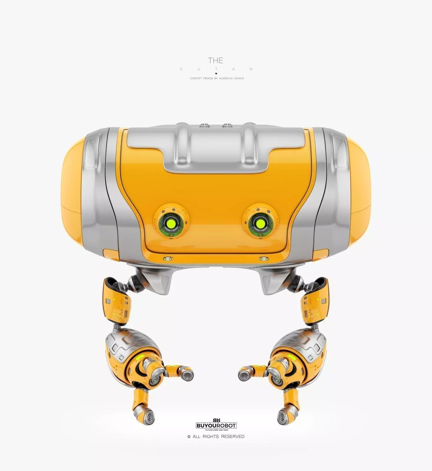 Funny Aerial CUTAN drone 3D model_0