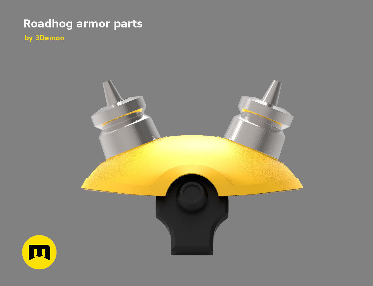 Roadhog more armor pieces 3D print model_19