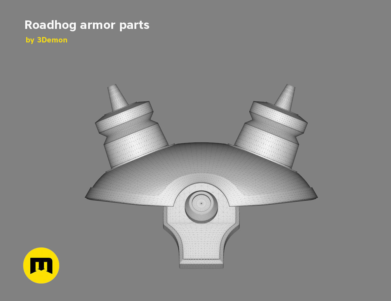 Roadhog more armor pieces 3D print model_24