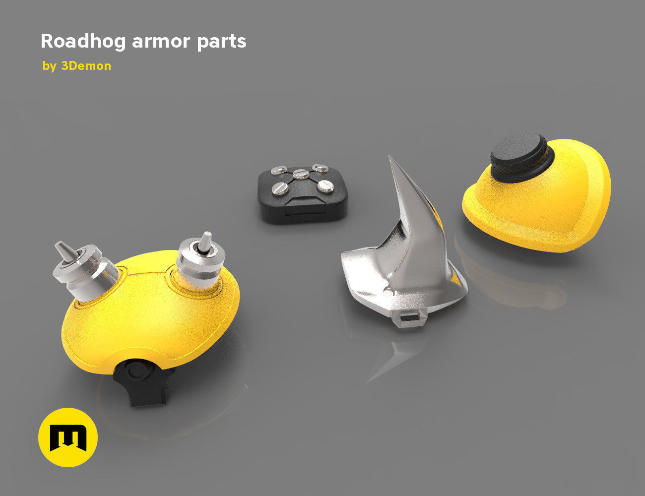 Roadhog more armor pieces 3D print model_32