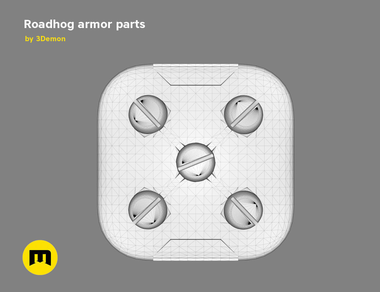 Roadhog more armor pieces 3D print model_15