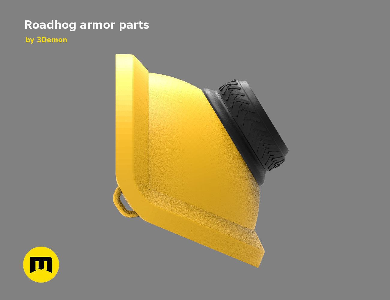 Roadhog more armor pieces 3D print model_7