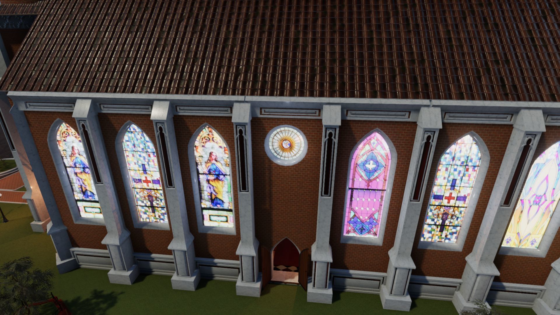Cathedral Update  Low-poly 3D model_9