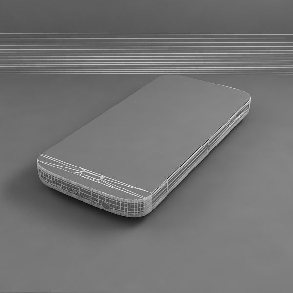 Nokia C5-06 White 3D model_5