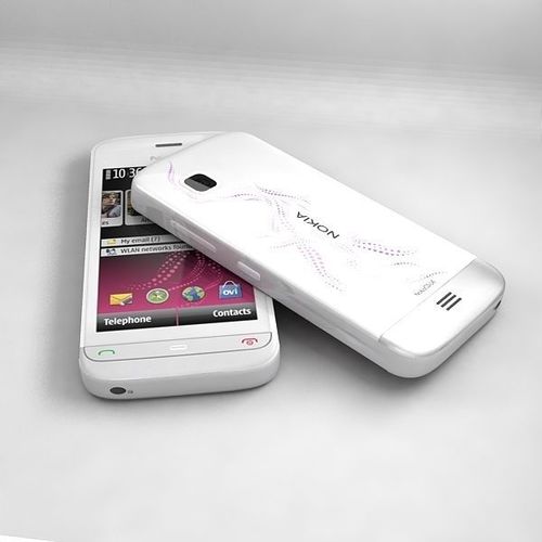 Nokia C5-06 White 3D model