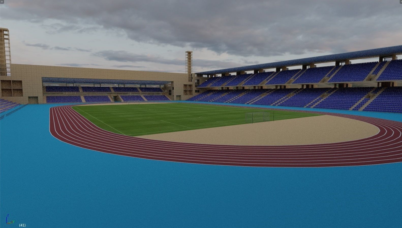 Marrakech Stadium 3D model_8
