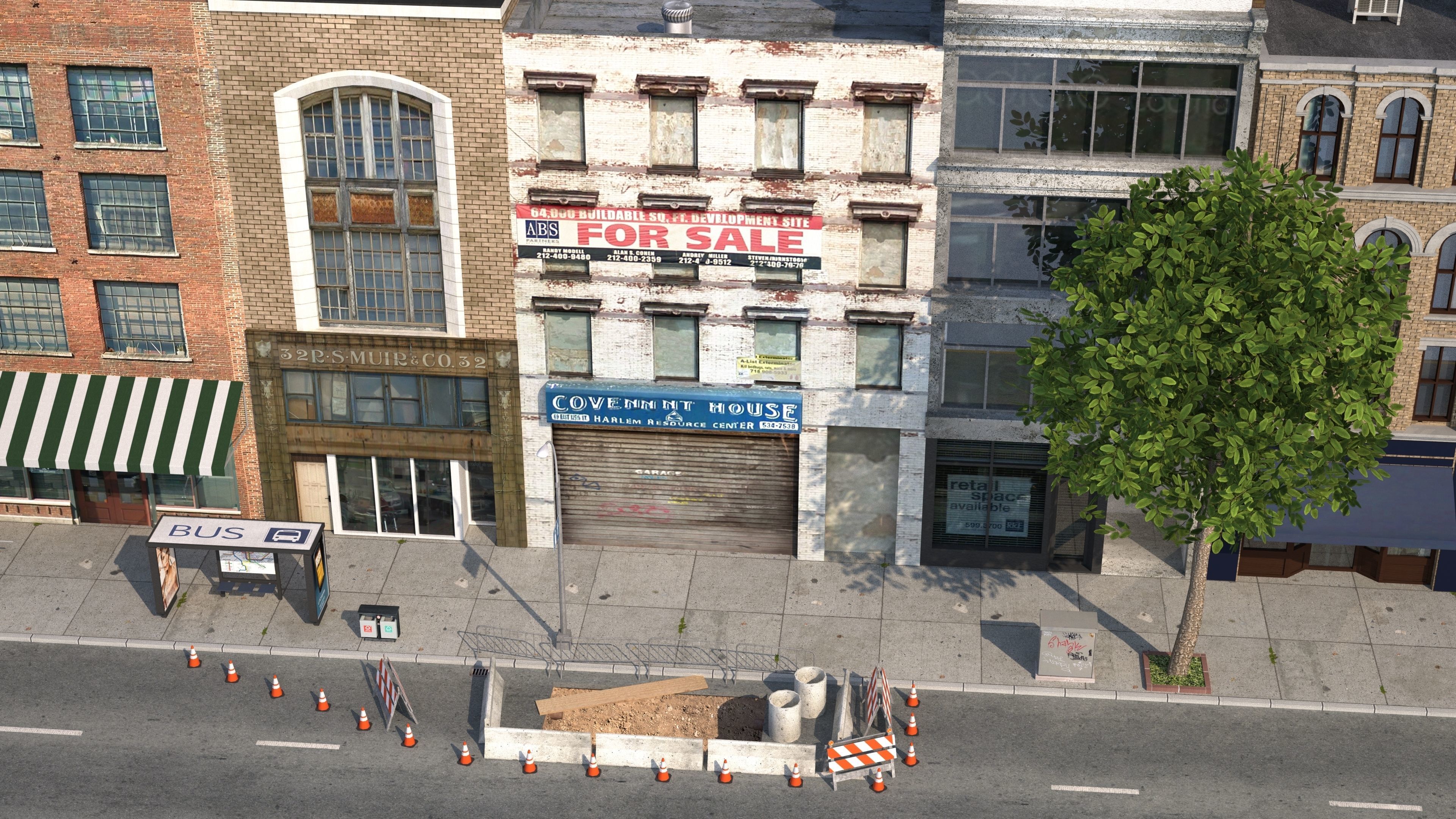 Park City Low-poly 3D model_12