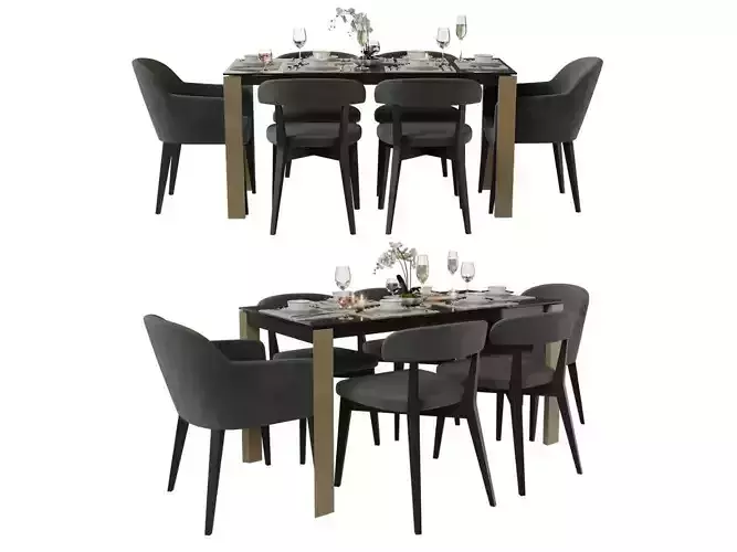 connubia table with chairs