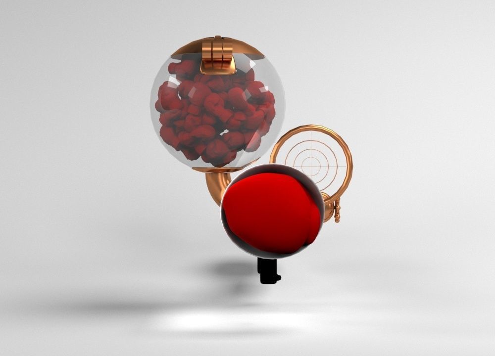 3D model Boxing glove gun CGTrader