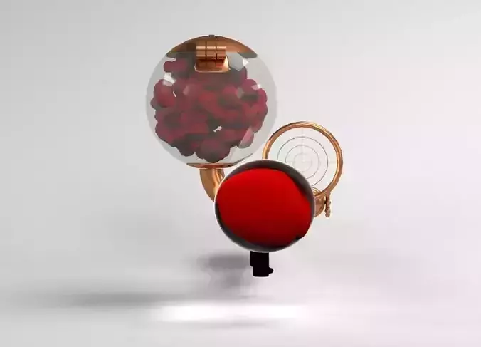 Boxing glove gun 3D model