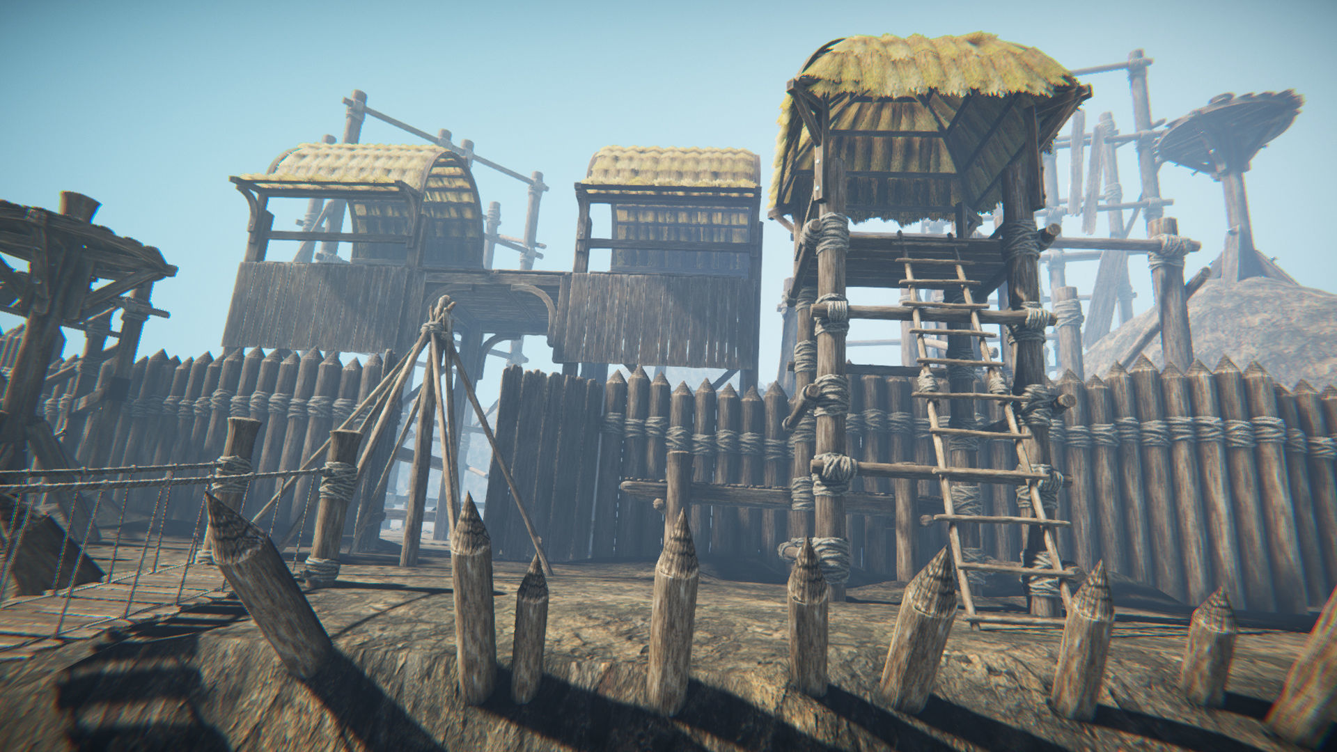 Wooden constructor Low-poly 3D model_1