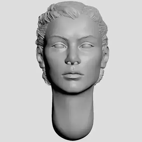 Head of a woman - Maldives - 35th Scale