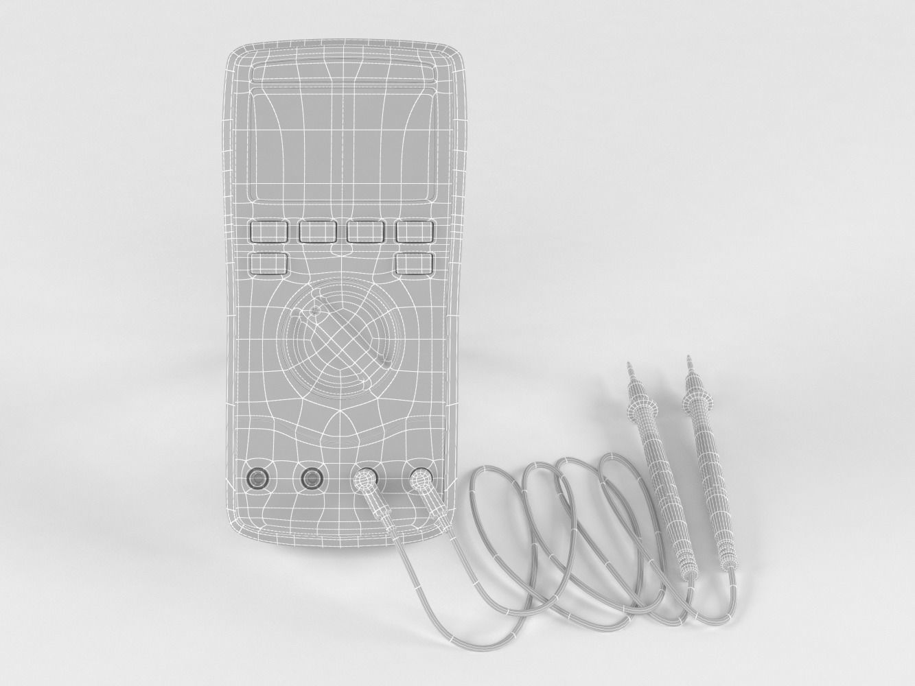 Borbede BD-99 Digital Multimeter 3D model_11