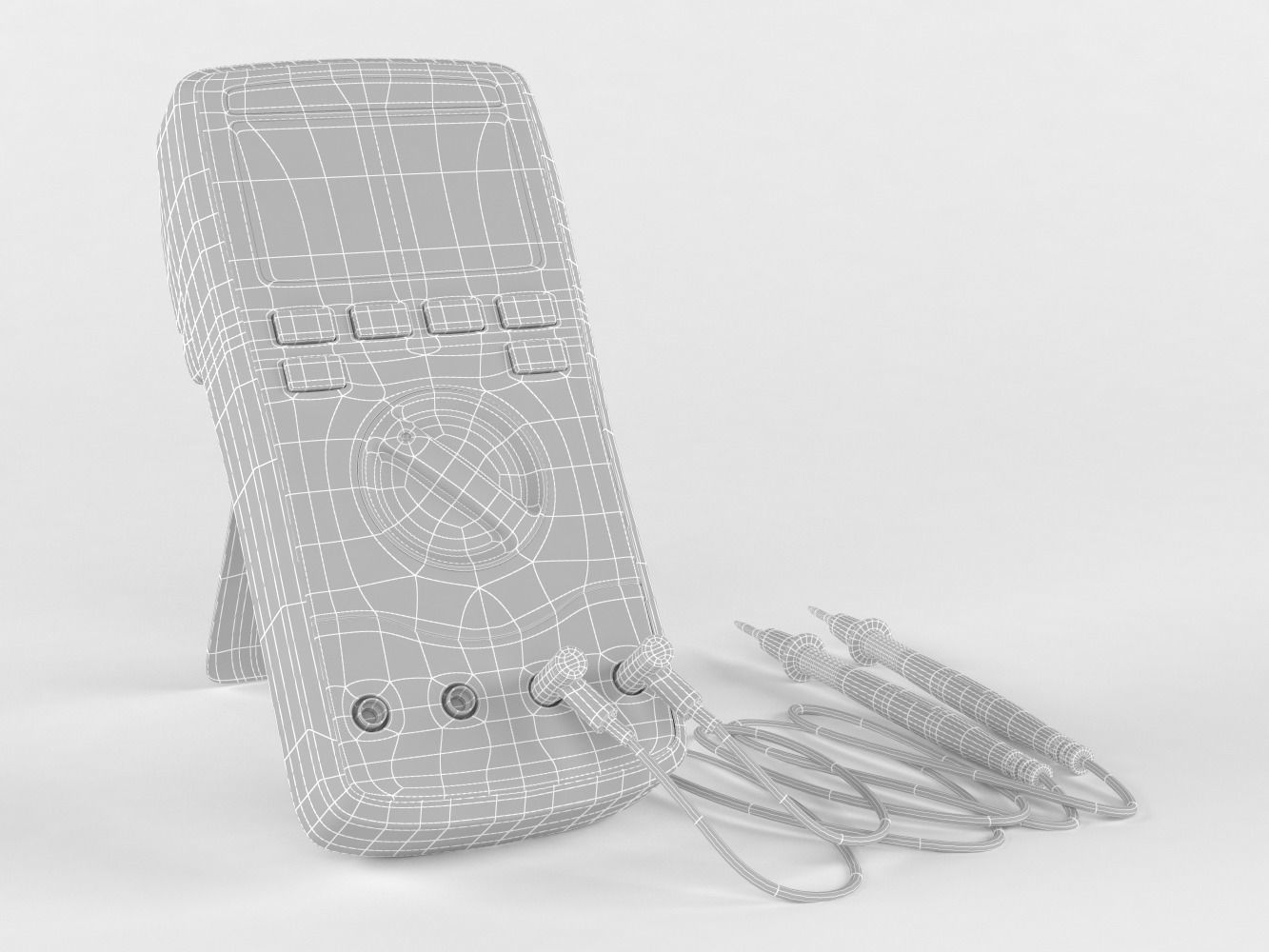 Borbede BD-99 Digital Multimeter 3D model_15